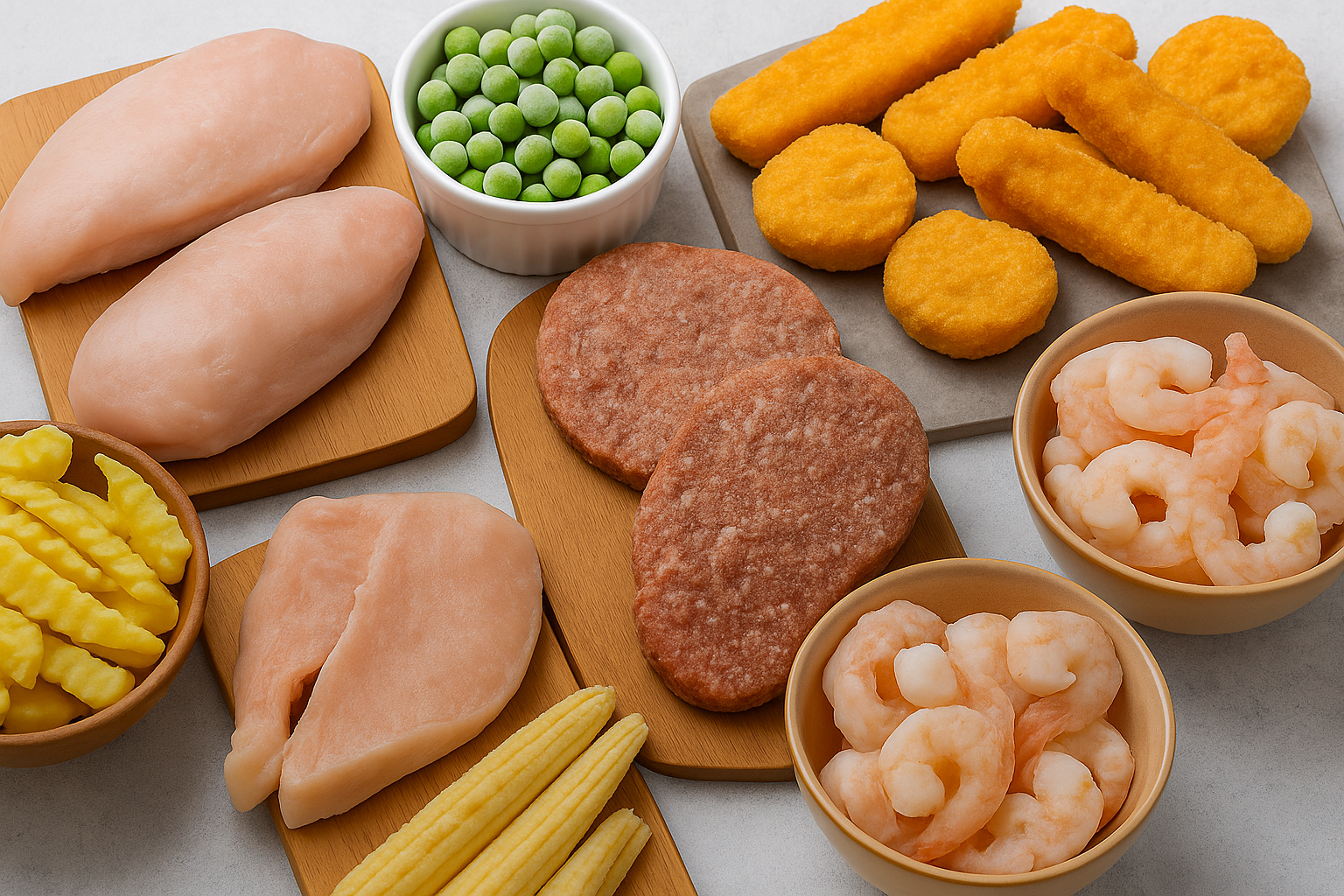 Fish and seafood category composition